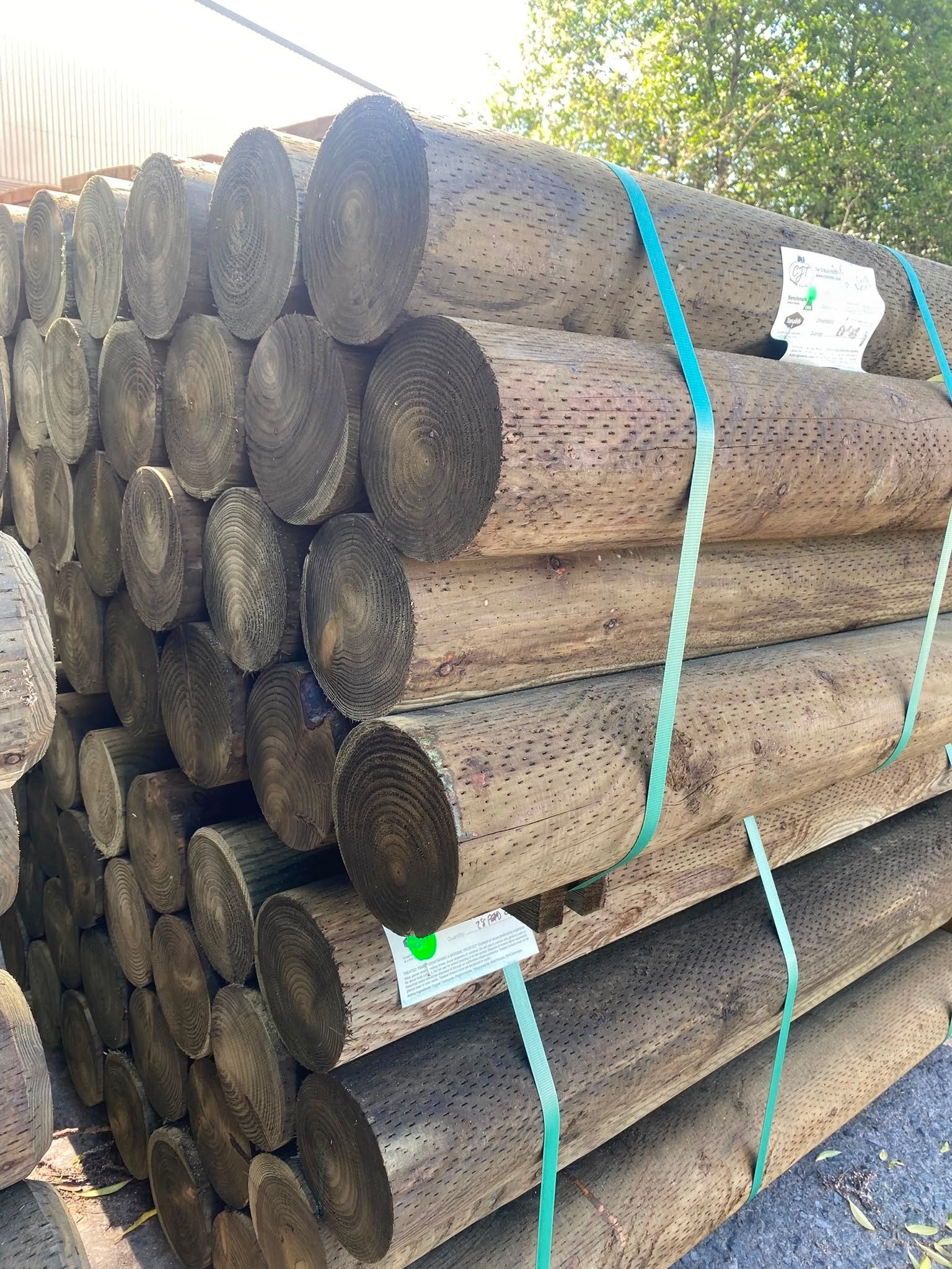 Platinum Retain Landscaping Log - 150mm x 1.2m