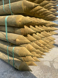 Platinum Incised Round Pointed Post - 200mm x 2.4m