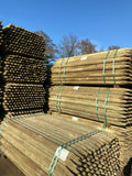 Platinum Incised Round Pointed Post - 70mm x 1.8m