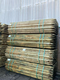 Platinum Incised Round Pointed Post - 85mm x 2.4m