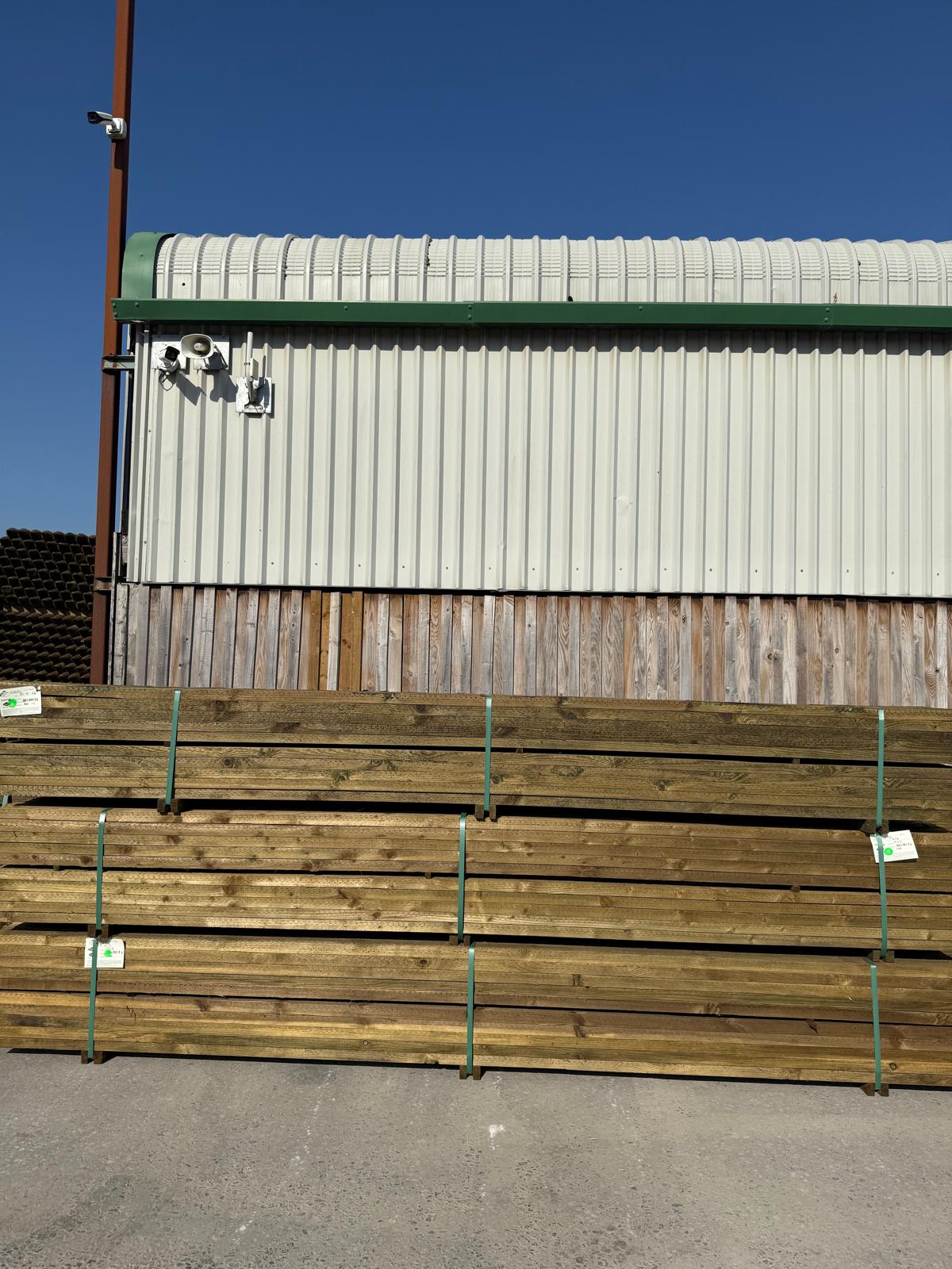 Platinum Square Sawn Rail - 87mm x 38mm x 3.6m