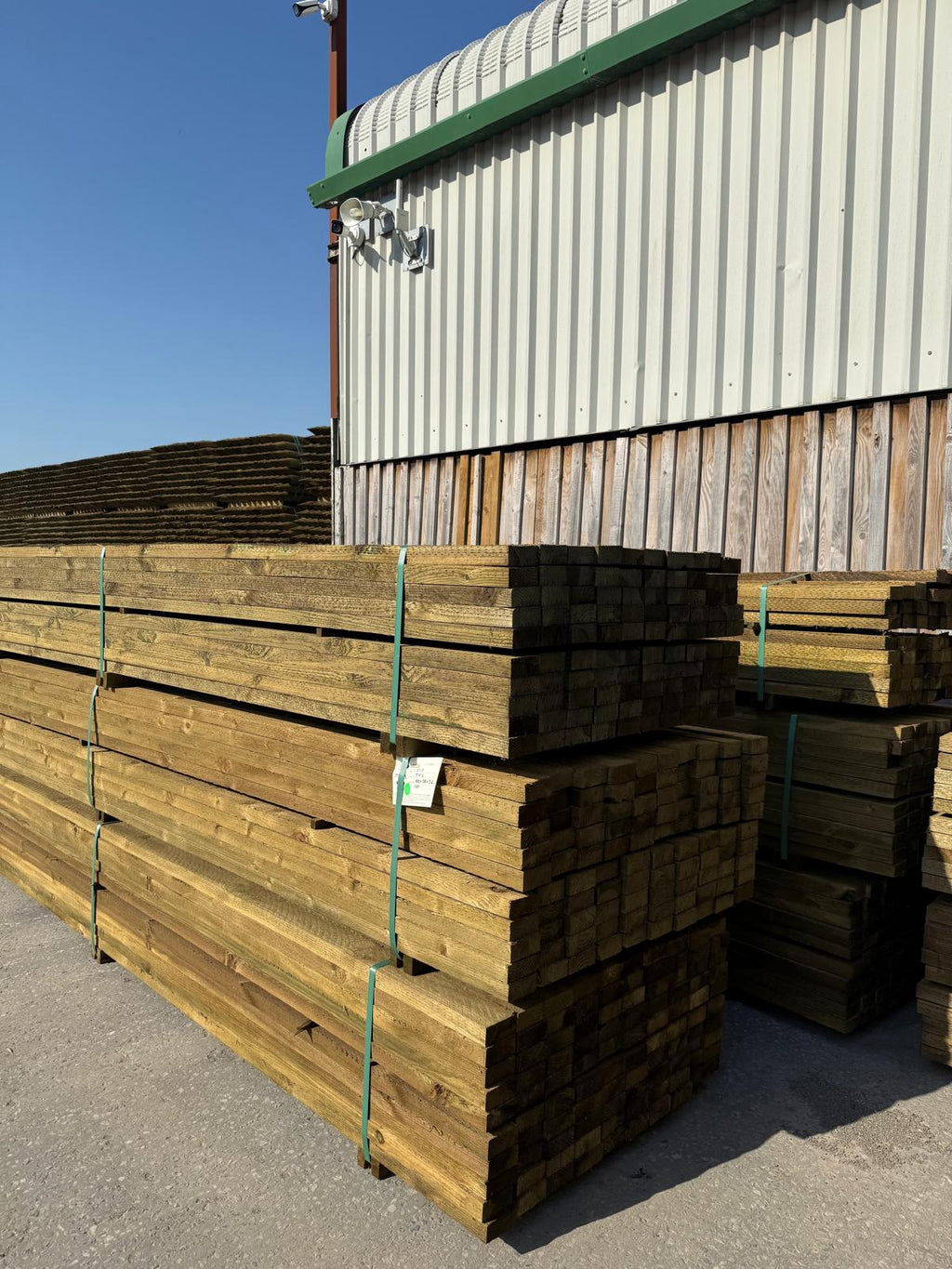 Platinum Square Sawn Rail - 87mm x 38mm x 3.6m