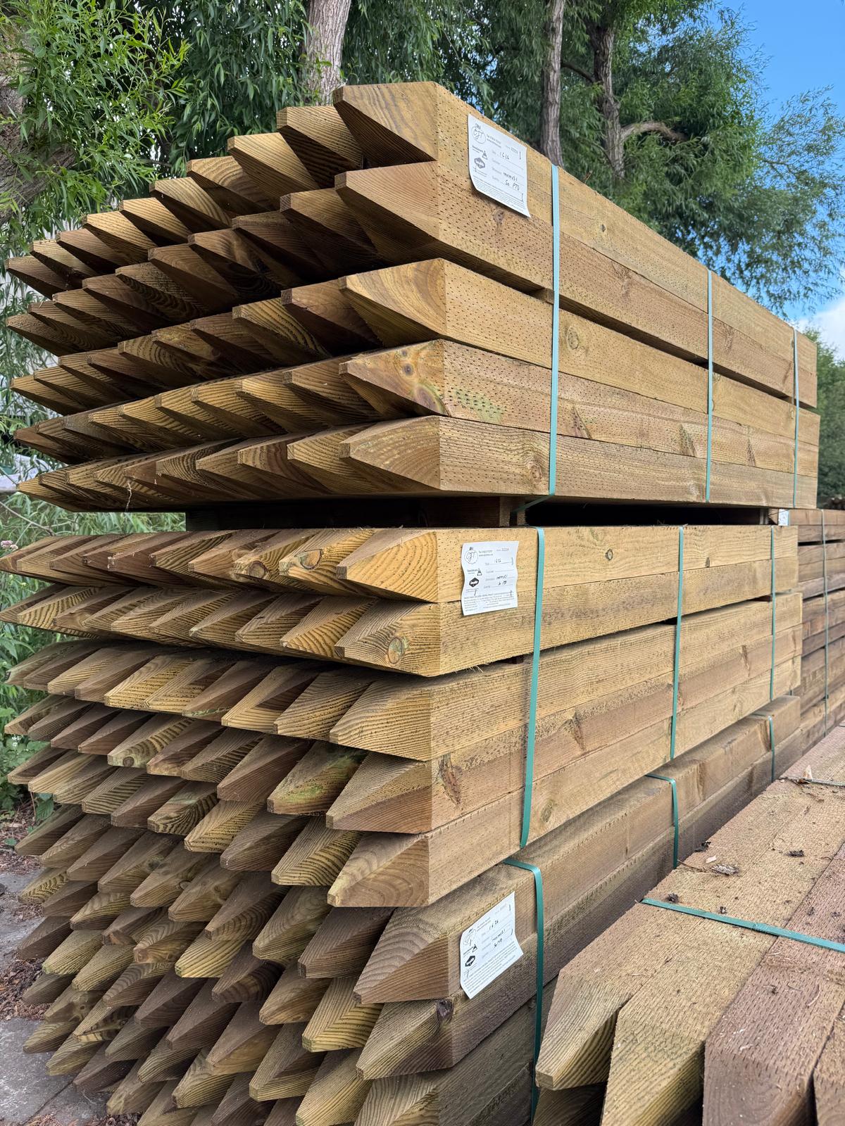 100 x 100 x 2.1 Incised PTD 2 square sawn timber post