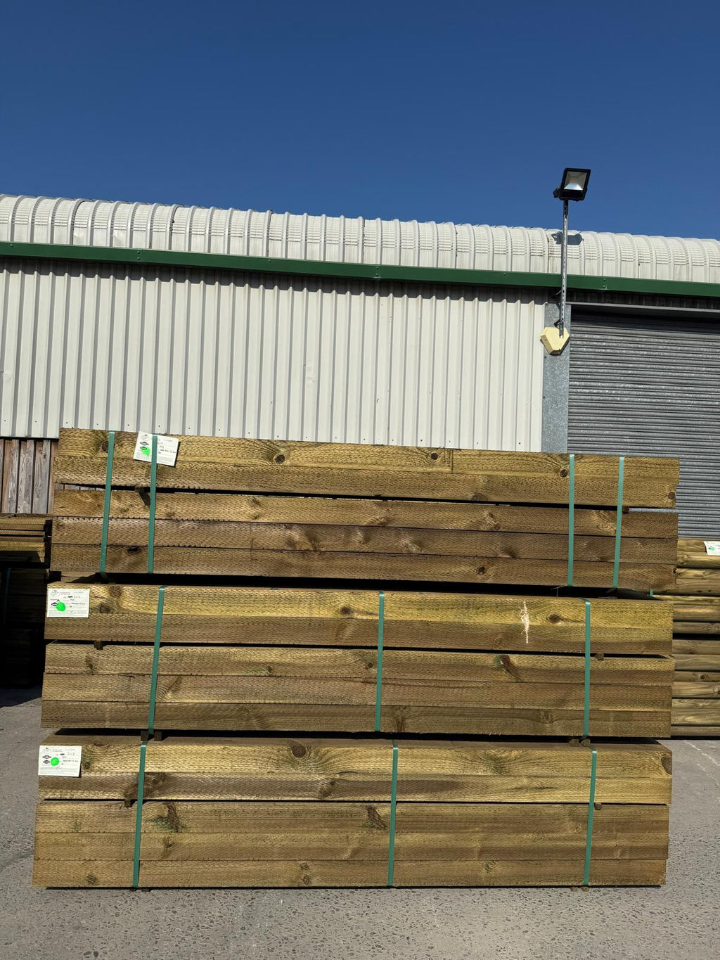 100 x 100 x 2.4 Incised 2 square sawn timber post