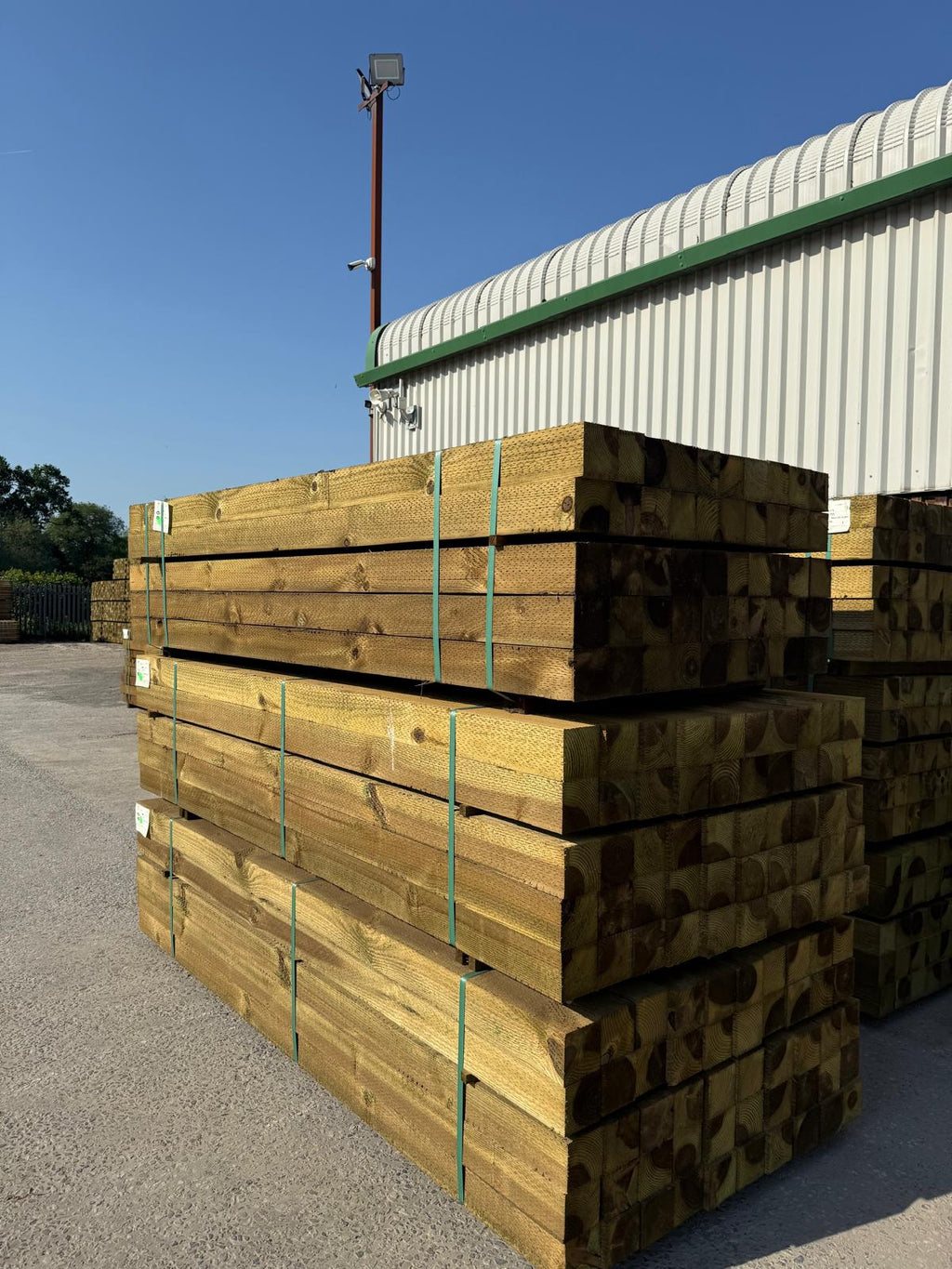100 x 100 x 2.4 Incised 3 square sawn timber post